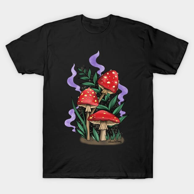 Mycology T-Shirt by Alexxtattoos